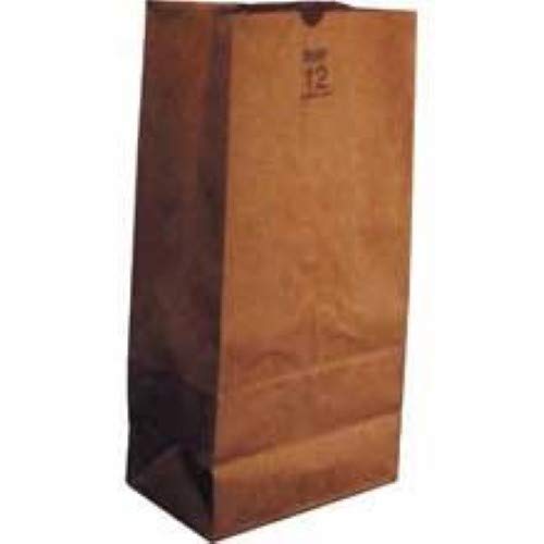 AJM Packaging Natural Kraft Grocery Bag - 500 per case.
