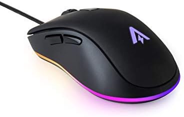 Anker Gaming Mouse with 6Dpi Levels (800, 1600, 2400, 3200, 4800, and 6400), 1000 Hz Polling Rate, Programmable Buttons, Ergonomic USB Computer Mouse, RGB Gamer Desktop Laptop PC Gaming Mouse