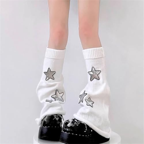 Image of Goth Leg Warmers Women Cute Y2k Harajuku Punk Rave Emo Grunge Winter