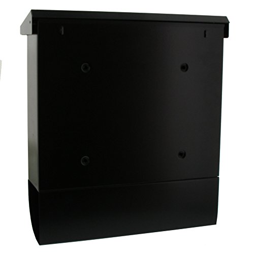 BURG-WÄCHTER Brievenbus met krantenvak en naamplaatje, Gegalvaniseerd staal, Gleufformaat DIN C4, incl. 2 sleutels, Set… - Afbeelding 3
