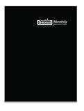 House of Doolittle 2017 Economy Calendar Planner, Monthly, Black Cover, 8.5 x 11