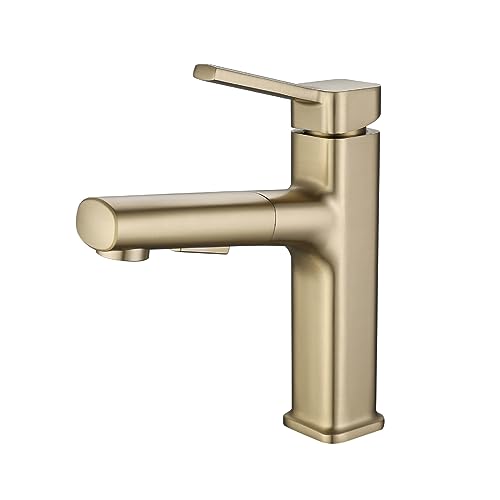 Mitigeur thermostatique à double mode robinet lavabo extractible
