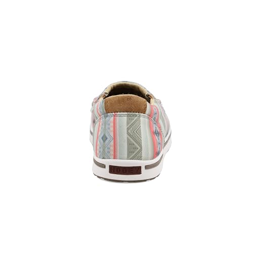 Twisted X Kid's Hooey Slip-On Loper, Moc Toe, Pink Multi, 2.5 M3