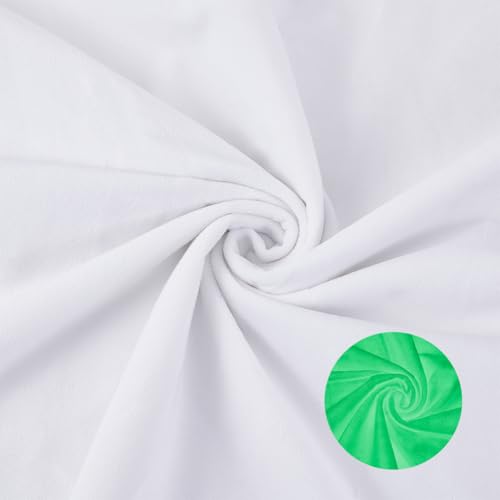 Tissu phosphorescent blanc pour patchwork velours lumineux artisanat vêtements