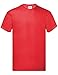 Fruit of the Loom Herren T-Shirt Original T 61-082-0 Red L