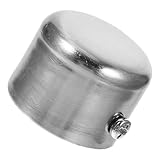 VICASKY Terminali per Aste per Tende Decorativi in Acciaio, Tappo Terminale Fine Aste Compatto e Resistente, Finitura Elegante per Arredamento Casa e Trattamento Finestre