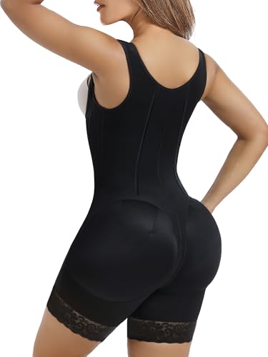 YIANNA Fajas Colombianas Moldeadoras Shapewear Tummy Control Body Shaper Postpartum Butt Lift Compression Garment with Bones2