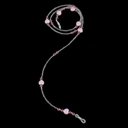 Image of Reading Eyeglass Cord Holder Beaded Sun Glasses Chain Eyeglass Holder Strap Eyewear Retainer Lanyard Chain 75cm Long Nice and Fashion, Women's Eyeglass Chains, Sunglasses and Eyewear Accessories