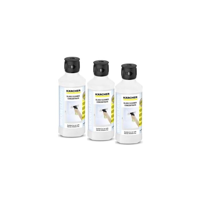 Buy Karcher Window Vac Glass Cleaning Surface Shine Concentrate Solution (Pack of 3), 1 Online