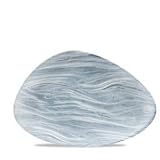 Churchill Studio Prints Fluid Pearl Grey -Triangle Chefs Plate- 30.4 x 20.5 cm 6 Stück