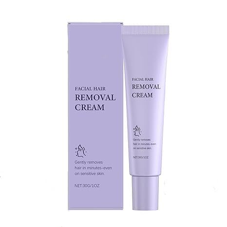 Hydrateology - Crema depilatoria facial suave e indolora, depilatorias faciales y corporales con fórmula suave para zonas sensibles, reduce el crecimiento y suaviza (1)