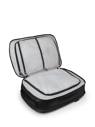 Image of Osprey Transporter 36L Travel Pack, Black OS | travel backpack, carry on bag, laptop sleeve, personal item, Black color, OS size