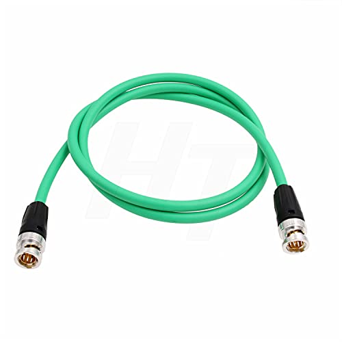 Hangton 12G 4K Raw SDI Coaxial Video Cable BNC to BNCfor ARRI Alexa DSMC2 Sony Camera Monitor Flexible Shielded 60cm Green Canare LV-61S 75 ohm - Image 3