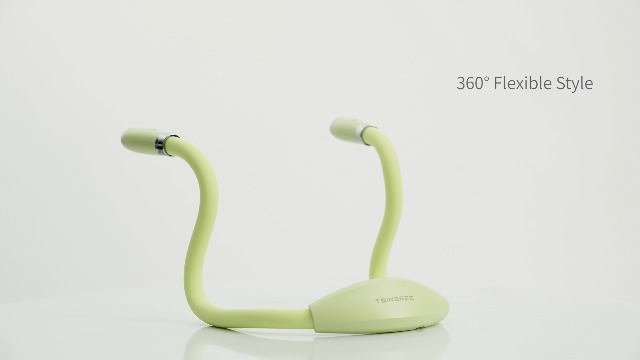 Image of LED Neck Book Light, Reading Light, USB-C Rechargeable, Hands Free, 4 Super Bright LED Bulbs, 3 Adjustable Brightness, Best for Reading in Bed, Knitting, Walking, Jogging, Mending (Green)