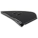 MOTOKU Pair Left and Right Glossy Black Door Side View Mirror Corner Triangle Flag Molding Fender Cover Trim for Toyota Prius 2016-2021