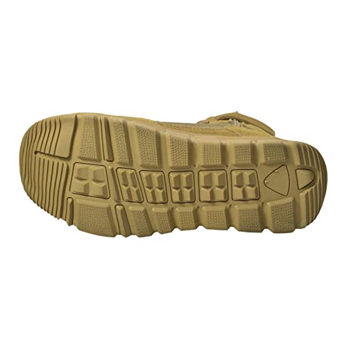 Ad Tec Tactical Boots For Men - Leather Tactical Military Boots With Zippers On Sides, Composite Safety Toe Boots With Oil & Slip Resistt Outsole, Combat, Police, Service Gear 7