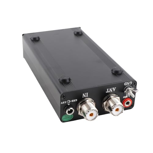 DIMENSIONE COMPATTA: l'accordatore automatico dell'antenna ha una struttura compatta, una comoda connessione, il design portatile è adatto per l'uso domestico o in auto.