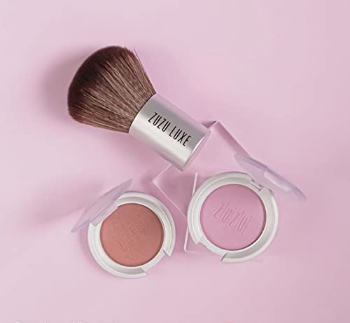 Zuzu Luxe Mineral Blush (Bella Donna - Golden Terra Cotta/Warm Shimmer), Richly Pigmented, Velvety Smooth Formula. Natural, Paraben Free, Vegan, Gluten-Free, Cruelty-Free, Non Gmo, 0.1 Oz #TOP5