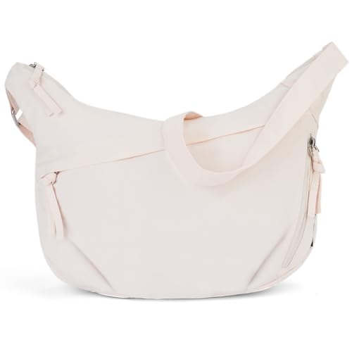 Polyester Crescent Casual Crossbody Bag for Women, Shoulder Tote Handbag Sling Dumpling Purse Bag for Outdoor Travel