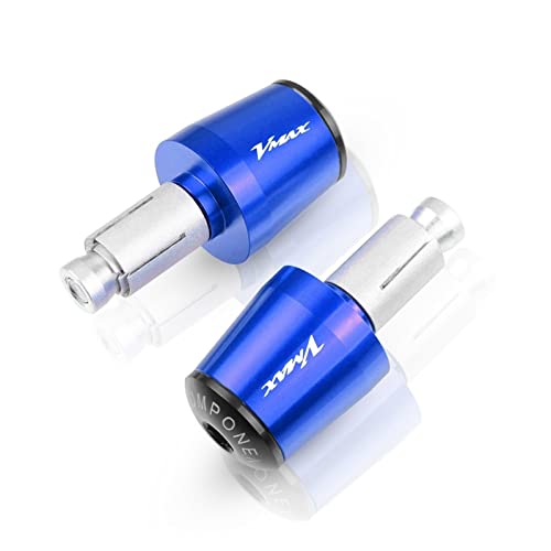Prise de guidon moto bleu pour Yamaha V-Max 1200 balade et voyage