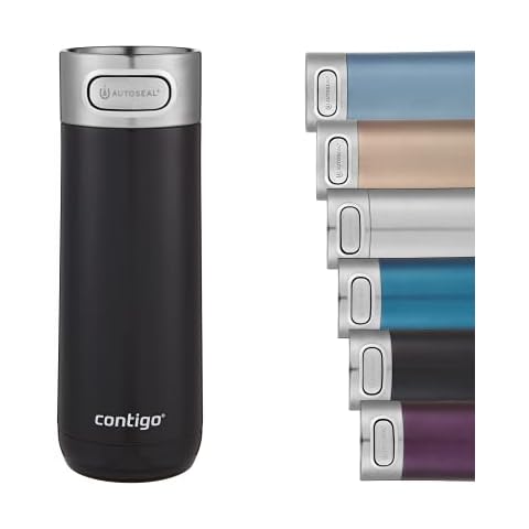 Contigo Taza de viaje Luxe Autoseal, taza térmica de acero inoxidable, termo al vacío Cover