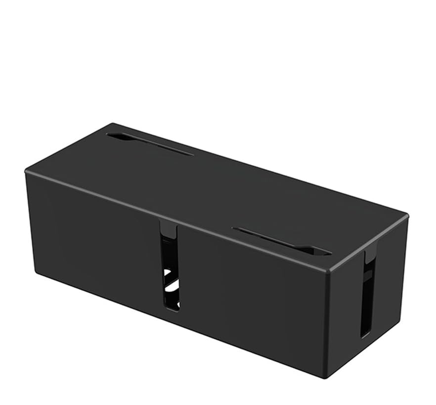 Pudełko do zarządzania kablami, schowek na kabel, organizer na przewody telewizyjne, komputer, router i koncentrator USB na biurko domowe biuro kuchnia, pudełko do przechowywania na biurko, dekoder