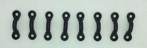 TOTAL MARINE Durable Nylon PAD Eyes Set of 8 for Kayak Rafting Replacements