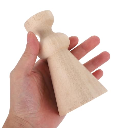 Remates de madera pequeños ELAYARD sin terminar para postes de escalera y muebles 4