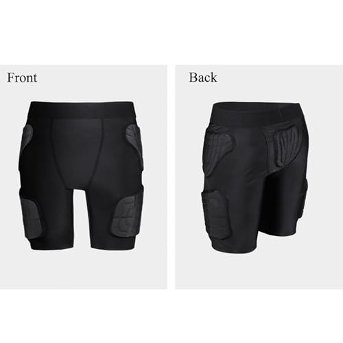 Pantalones cortos de impacto para proteger la cadera en pistas de esquí y snowboard 4
