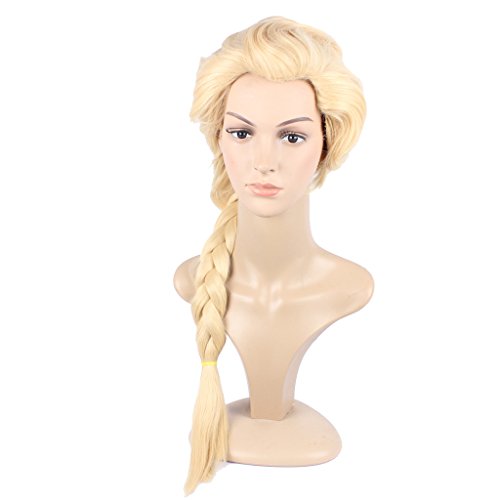 Generic Cosplay Wig Women's Long Braided Big Ponytail Synthetic Blonde