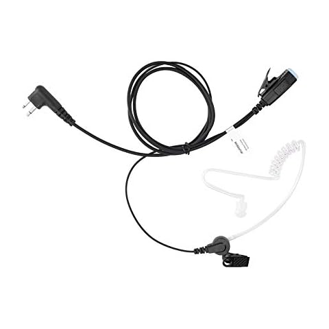 JEUYOEDE CP200 Surveillance Earpiece Headset Compatible with M0torola XU2600 CLS1110 CLS1413 CP200D RMU2040 RDU4100 Walkie Talkie with Mic PTT (1 Pack) Cover