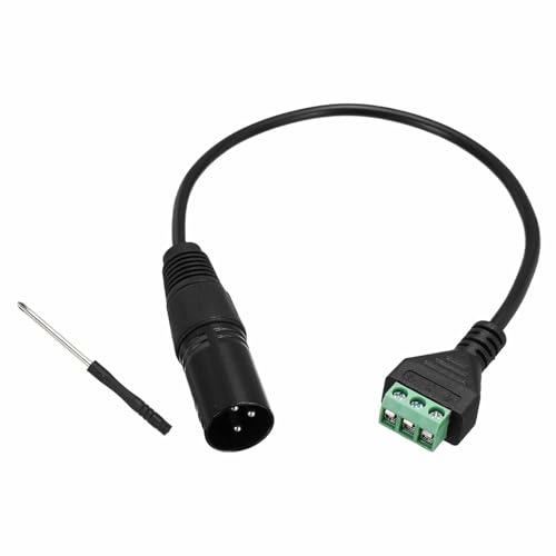 Câble d'extension XLR à 3 broches avec tournevis pour câblage de haut-parleur