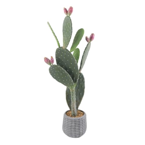Plantes Artificielles de Cactus en Pot 106 cm Grand Cactus Artificiel Décoration pour La Maison, Le Jardin, Le Bureau, la Décoration, Les Cadeaux de...