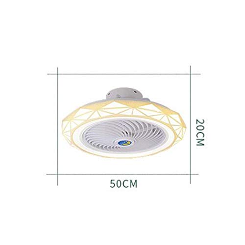 Ventilateur de plafond Led avec éclairage dimmable télécommande HNVBDOPAE