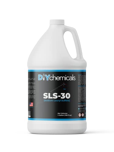DIYChemicals Sodium Lauryl Sulfate - Engine Degreasers, Floor Cleaners, and Car Wash Products - Made in USA (5 Gallon)
