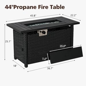 Luxury Outdoor Fire Pit Table
