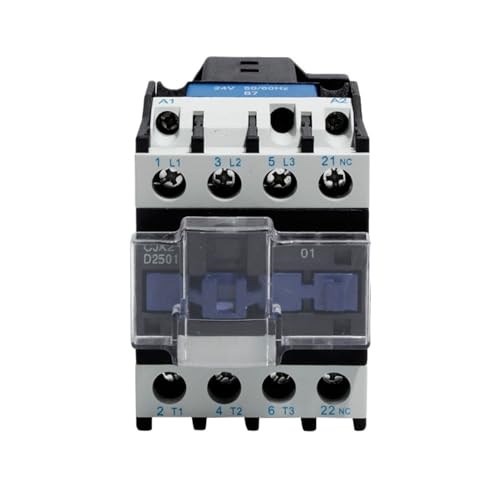 Contactor de CA 25A NC CJX2-2501 con bobina de corriente alterna de 380V