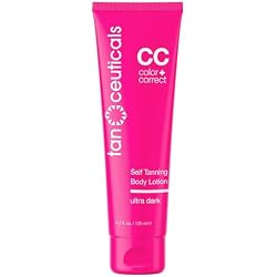 Tanceuticals Self Tanner - Ultra Dark Self Tanning Lotion for Body - Natural-Looking & Long Lasting Sunless Tan – Quick Fake Tan, Bronze Glow - Fresh Coconut Scent & Healthy Ingredients (Ultra Dark)