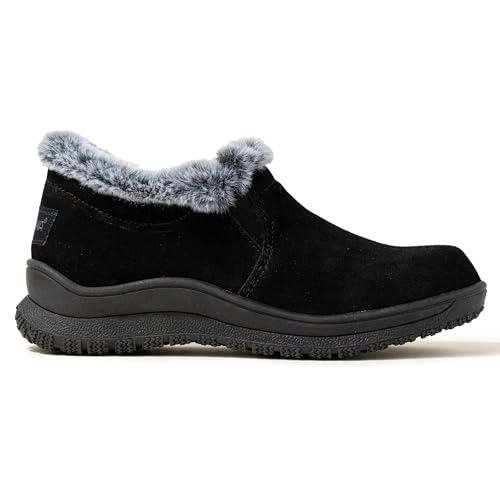 Minnetonka Eagan – Indoor and Outdoor Fuzzy Booties for Women with Heavy Tread Sole and Soft Pile Lining2