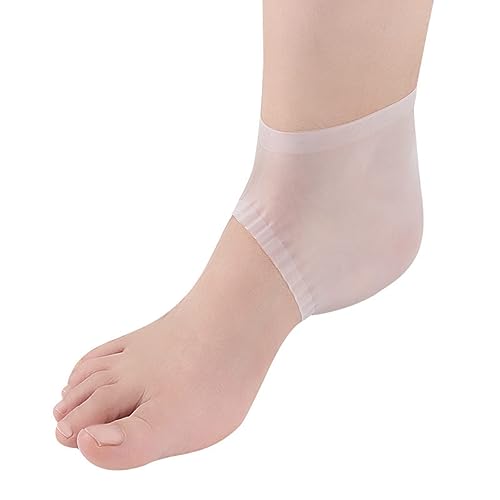 FOMIYES Strong Sticky Backed Heel Socks Moisturizing Feet Heel Socks Foot Blisters Protection