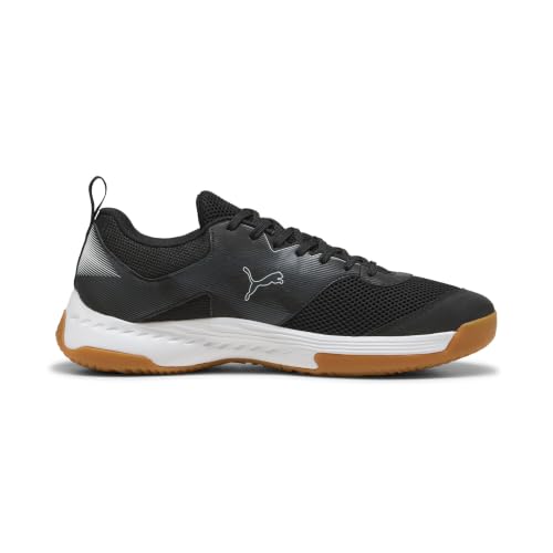 Puma VARION 3 Indoor Unisex Hallenschuhe Sneaker Schnürschuh 109096 01 Black- White – Ansicht 5