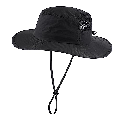 Chapeau de soleil randonnée et pêche avec protection UV50+ et maille aérée