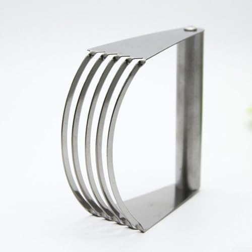 Gdfnmogo Emporte-pièce en acier inoxydable avec poignée souple pour la pâtisserie, mélangeur de pâte pour mélanger les ingrédients de gâteau et de pâtisserie, facile à nettoyer (A)