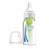 Dr. Brown's Options+ Anti-Colic Glass Baby Bottle - 4oz - 0m+