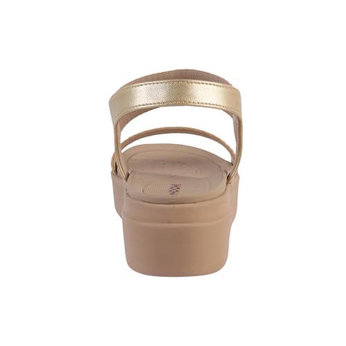 Image of Mochi Women Wedge Heel Fashion Sandal