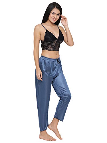 Image of Clovia Women's Bralette with Shorts & Pyjama Set