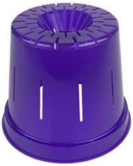 3" Slotted Clear Orchid Pots - 6 Pack (1, Purple Amethyst)