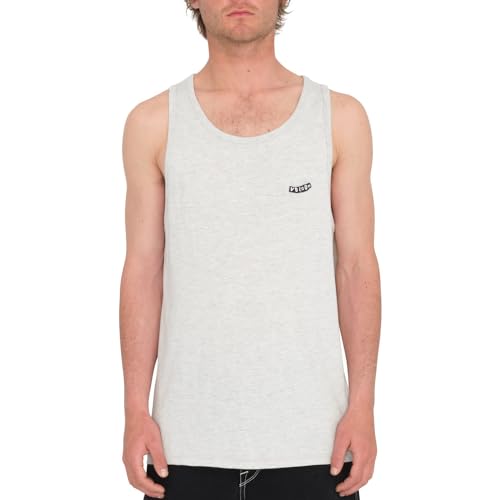 Débardeur Pistol Stone Volcom homme beige taille S avec logo imprimé discret