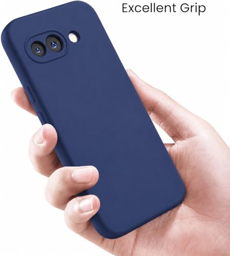 Image of FIRST MART Matte Silicone Back Cover for Google Pixel 10A - Blue