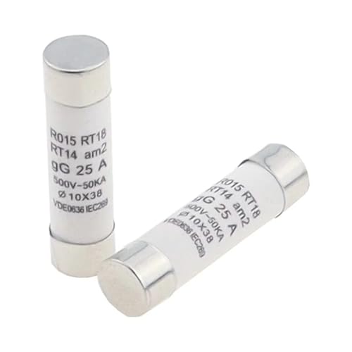 Fusible ceramique rapide 10x38 6A 500V 50KA cartouche RO15